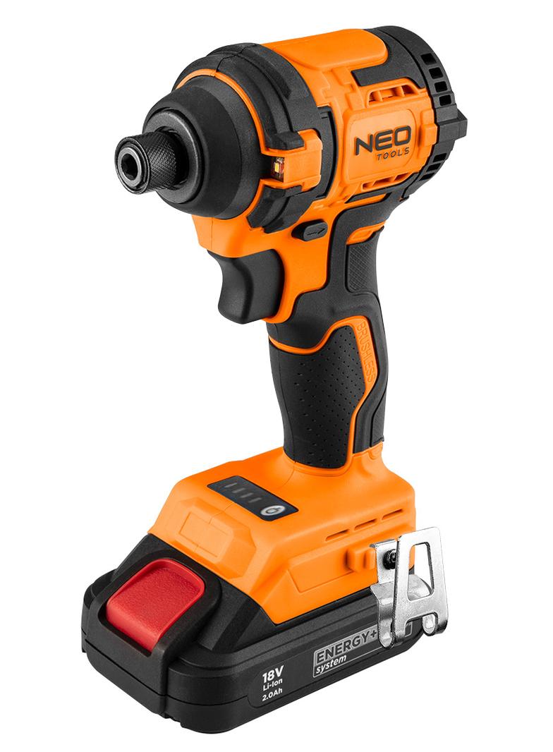 Zakrętarka udarowa bezszczotkowa 18V 300Nm, hex 1” compact Energy+ bez akumulatora NEO GTX 04-612 GTX Poland