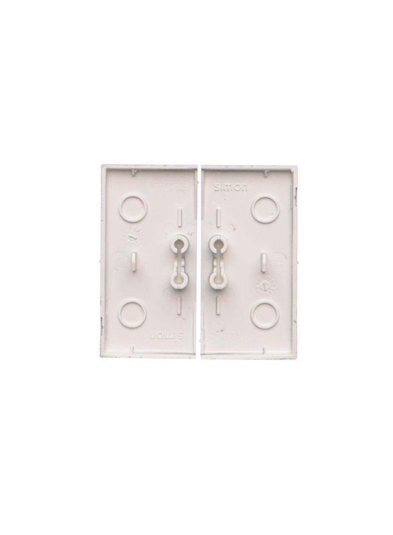 Simon 55 Klawisz podwójny do: SW5M SP2M Aluminium mat TKW5/143 KONTAKT