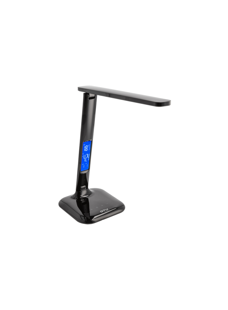 LAMPKA BIURKOWA LINEAR II, LED, 7W, 420lm, 3-CCT, AC220-240V, IP20, 5 STOPNIE ŚCIEMNIANIA, CZARNY