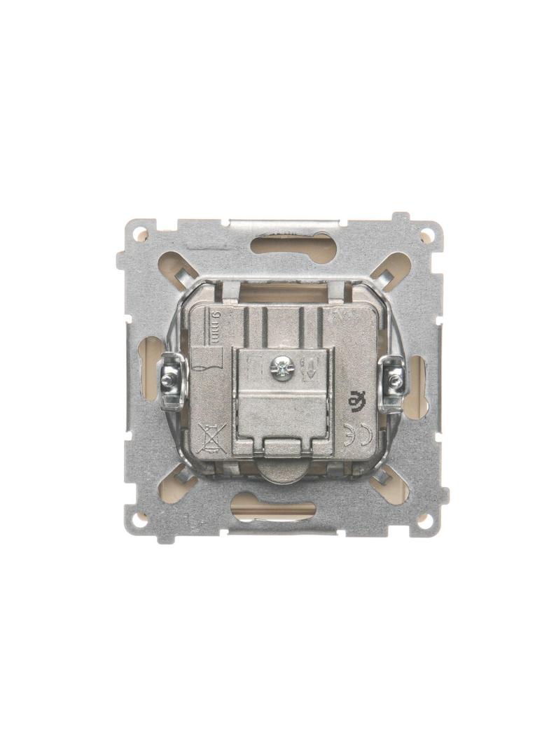 Simon Basic Gniazdo antenowe R-TV-DATA 1x wejście: 5–862 MHz beż