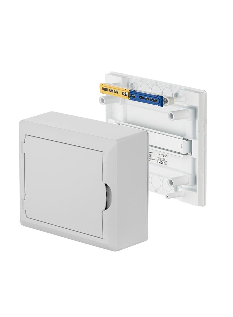 ECONOMIC BOX RN 1/8 drzwi białe (N+PE) IP 40