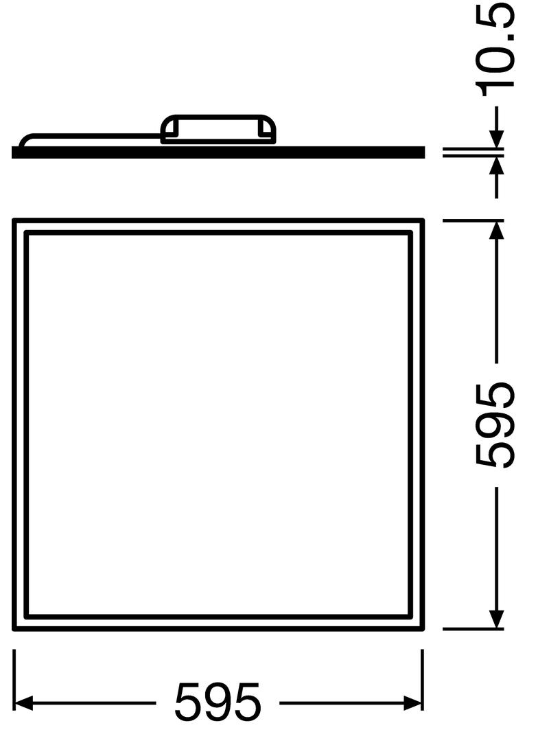 Panel LED 600 30W 4000K 230V LEDVANCE