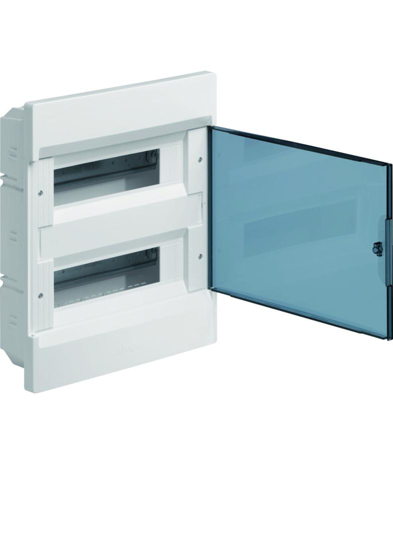 cosmos Rozdzielnica 2x12M podtynkowa IP40 drzwi transparentne VR212TP HAGER