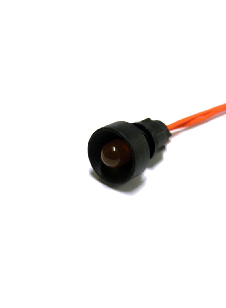 Klp10O/230V Kontrolka diodowa klosz 10mm 230V pomarańczowy  SIMET
