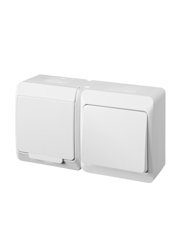 HERMES Gniazdo 2P+Z B+ Łącznik 1-bieg B