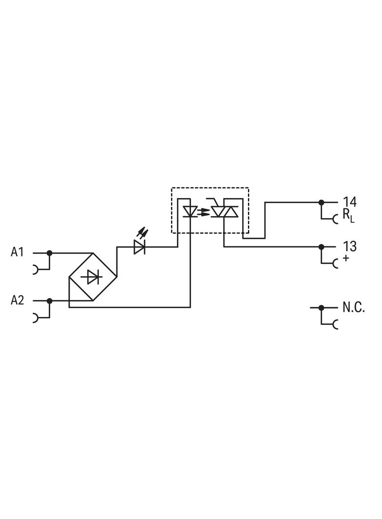 JUMPFLEX podstawka z przekaźnikiem półprzewodnikowym 115VACDC/230VAC/1A
