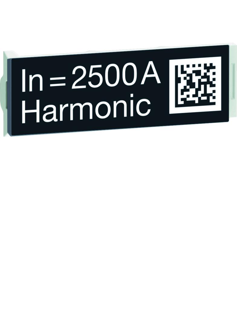 ACB HW2/4 Wtyczka z oznaczeniem znamionowym wyłącznika 2500A Harmonic