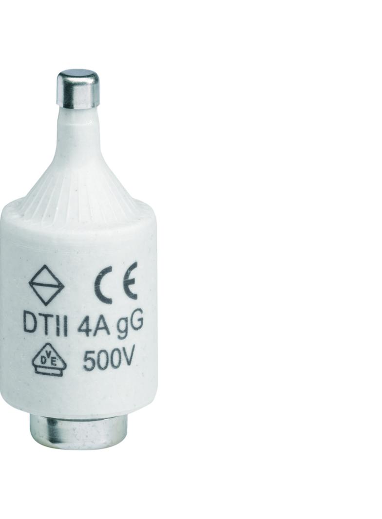 Wkładka bezpiecznikowa DTII/E27 wyk.zwłoczne gG (Bi-Wtz) 4A 500VAC LE2704 HAGER