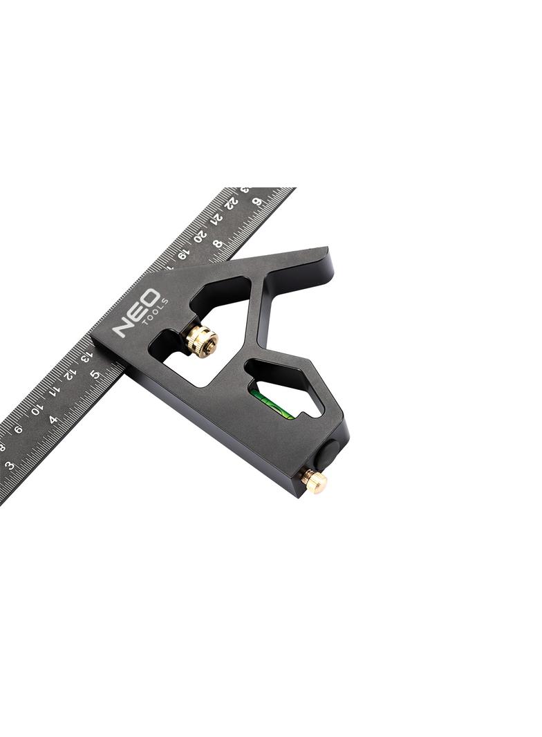 Kątownik wielofunkcyjny aluminiowy 30 cm