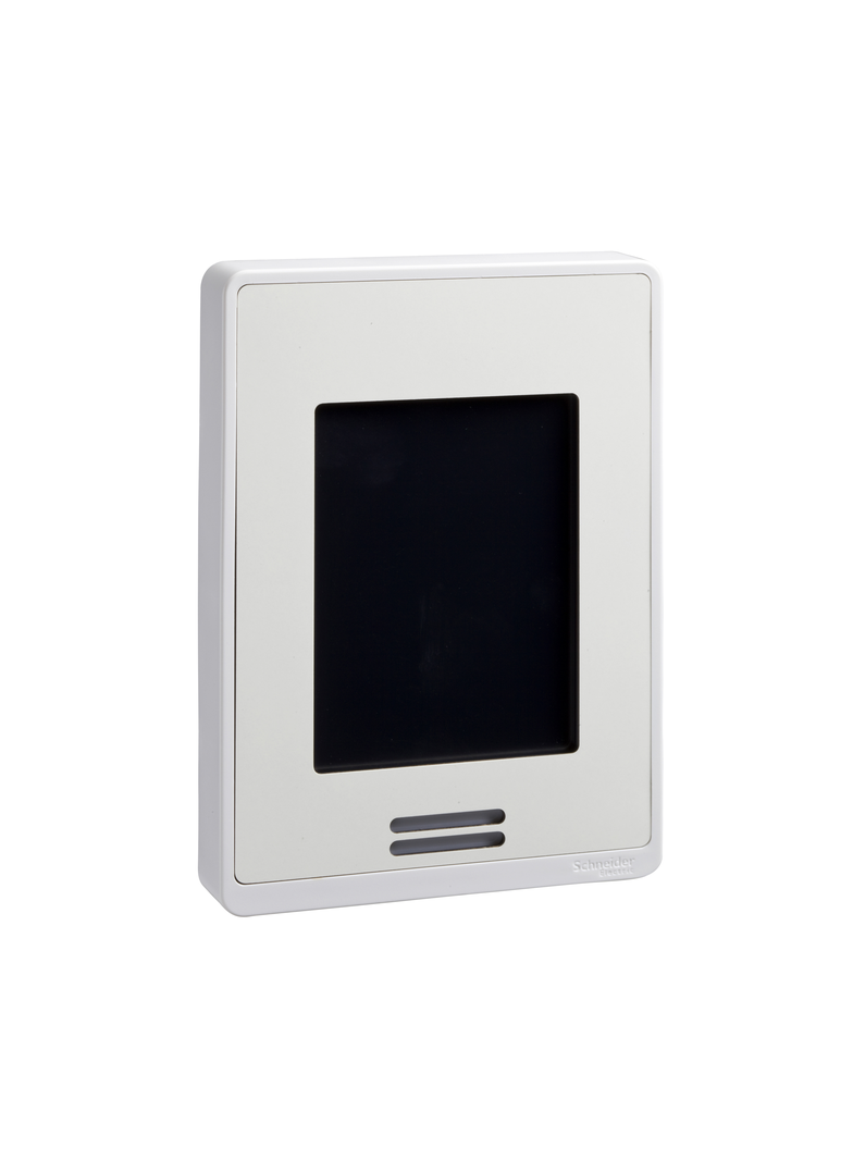 SE8350, regulator z czujnikiem temp+wilg+PIR, ekran dotykowy, BACnet/Modbus, ZigBee, biały