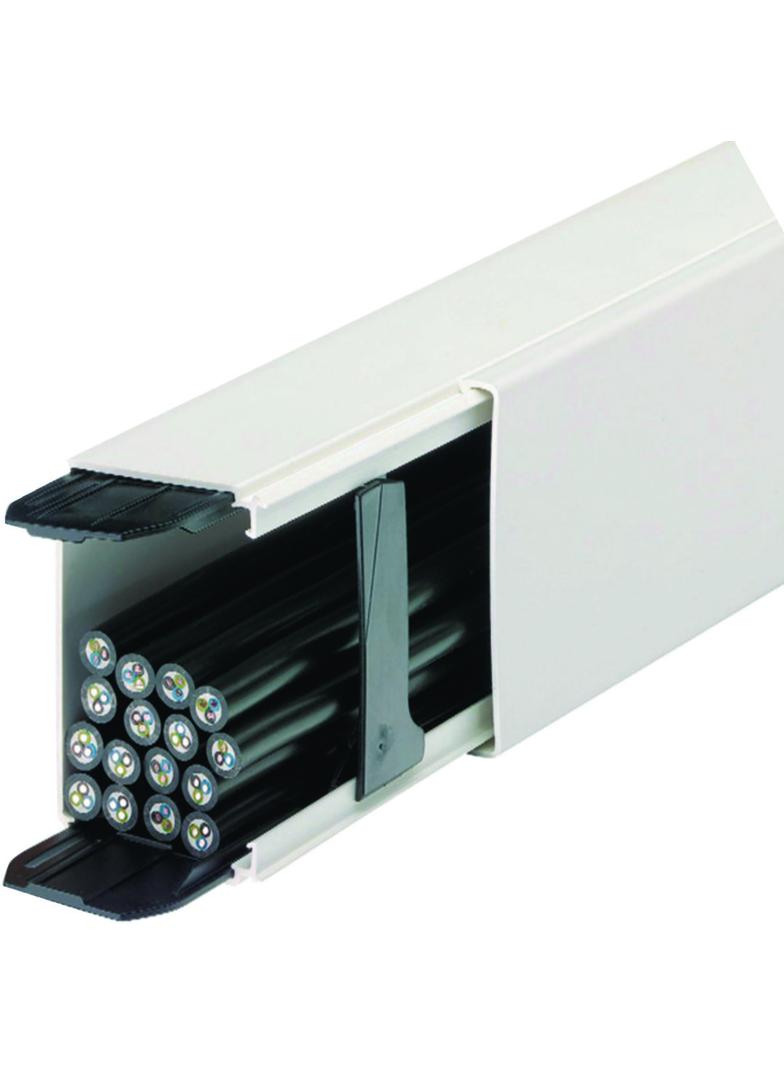 tehalit.LFF Kanał z łącznikami, 60x90mm, biały LFF6009009016 HAGER