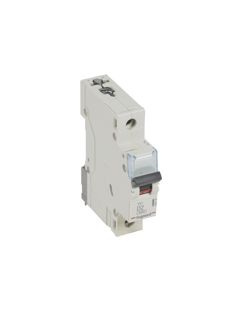 Wyłącznik Nadprądowy S 301 1P D2A 6kA TX3 403714 LEGRAND