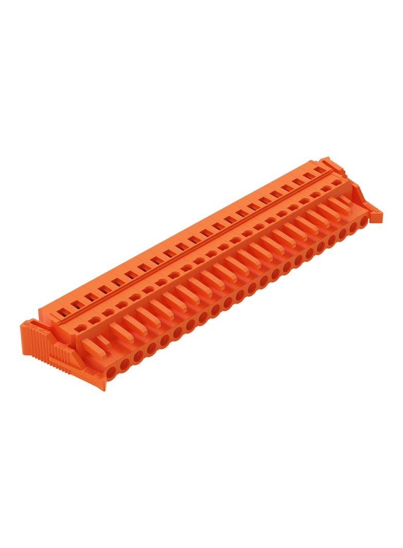 1-przewodowe gniazdo CAGE CLAMP pomarańczowa /10szt./ 231-322/037-000 WAGO