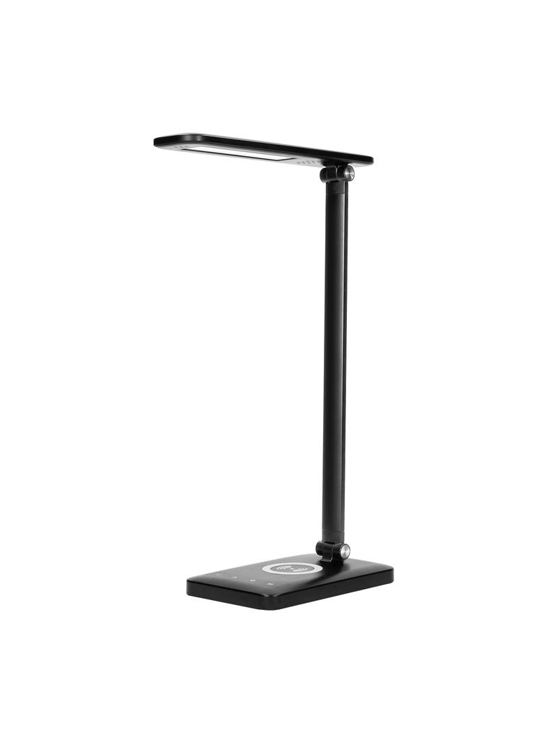 ISIYO LED 7W Lampka biurkowa z ładowarką indukcyjną i usb. 390lm 3000-4000-6000K zmiana barwy temp D