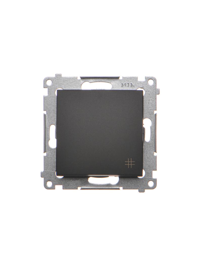 Simon 54 Łącznik krzyżowy 10A 250V szybkozłączka czarny DW7.01/49 KONTAKT
