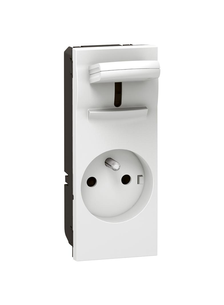 Mosaic Gn 2P+Z Z Łatwym Odłączeniem Wtyczki 5 Moduły Białe 16A-250V 077131 LEGRAND