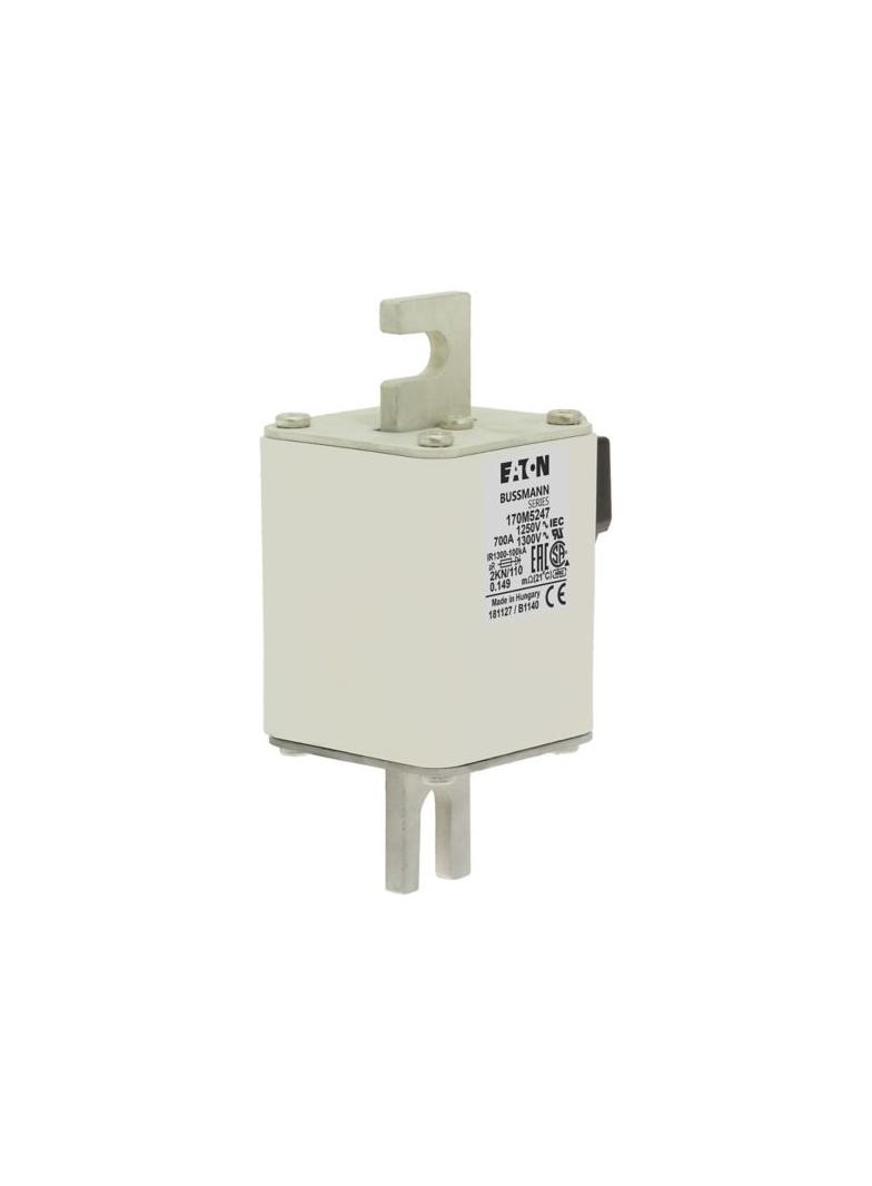 FUSE 700A 1250V 2KN/110 AR CU Wkładka szybka 700A AC 1250V rozmiar 2 61x77x138 mm aR DIN I 170M5247