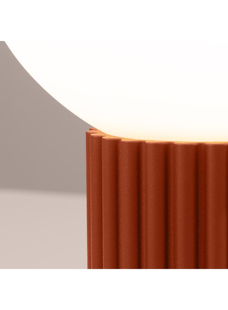 Lampa biurkowa HALO ochra czerwona
