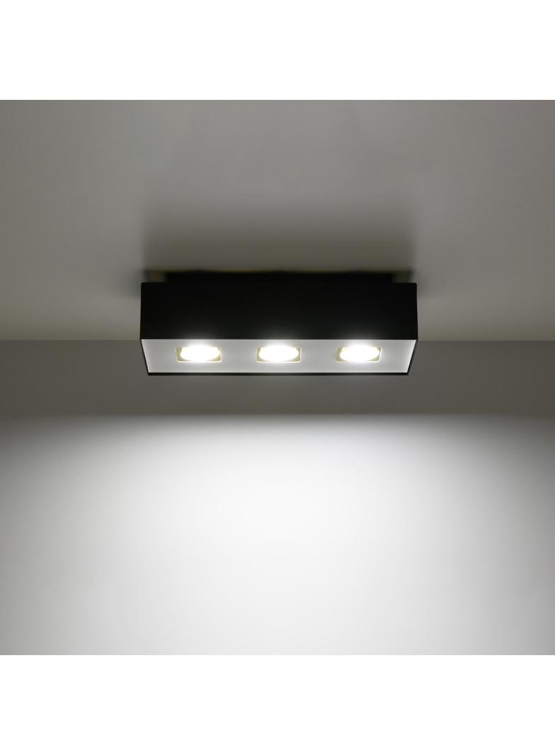 Sollux Plafon MONO 3 czarny SL.0072