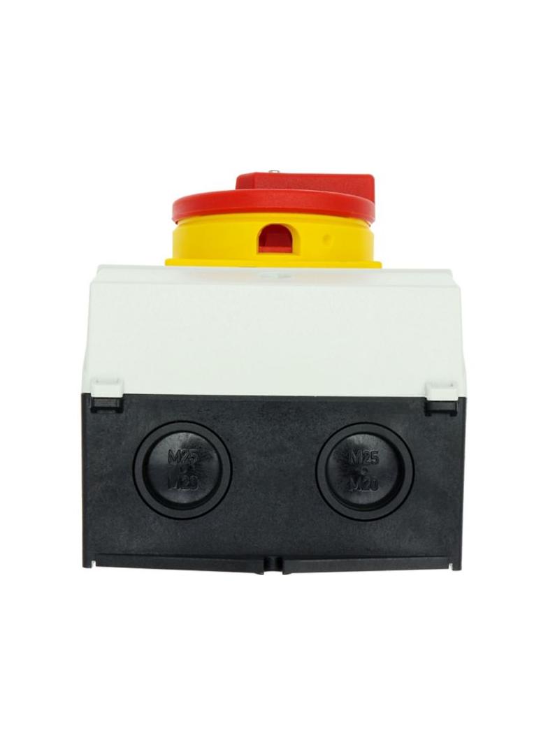 T0-3-15680/I2H/MBS/SVB Rozłącznik 20A 3P+N + 1Z 1R MBS czerwony - żółta rączka 182431 EATON