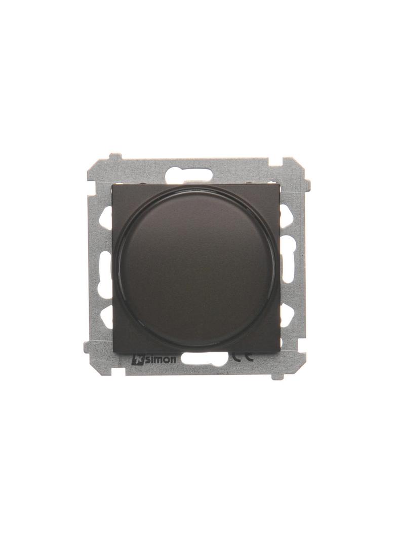 Simon 54 Ściemniacz naciskowo-obrotowy 20–500 W brąz mat DS9T.01/46 KONTAKT