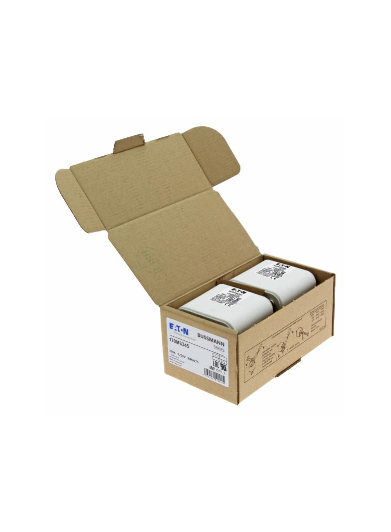 FUSE 700A 1250V 3BKN/75 AR CU Wkładka szybka 700A AC 1250V rozmiar 3 76x92x76 mm aR IEC UL 170M6345
