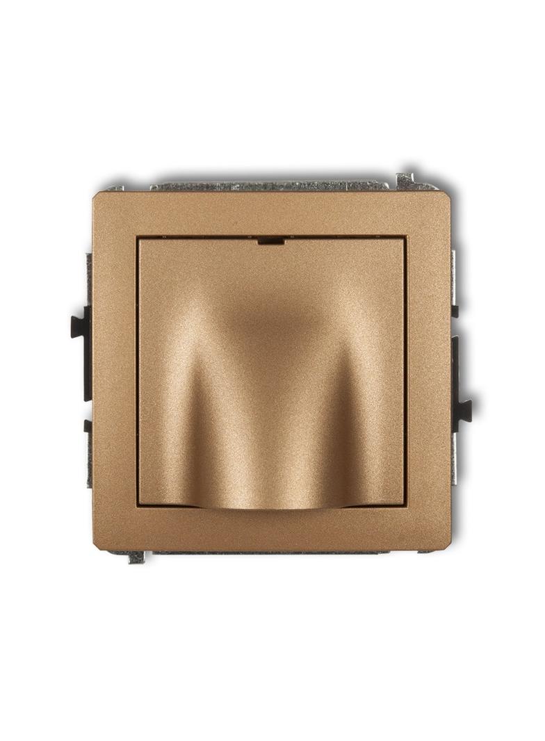 DECO Mechanizm wypustu kablowego złoty metalik