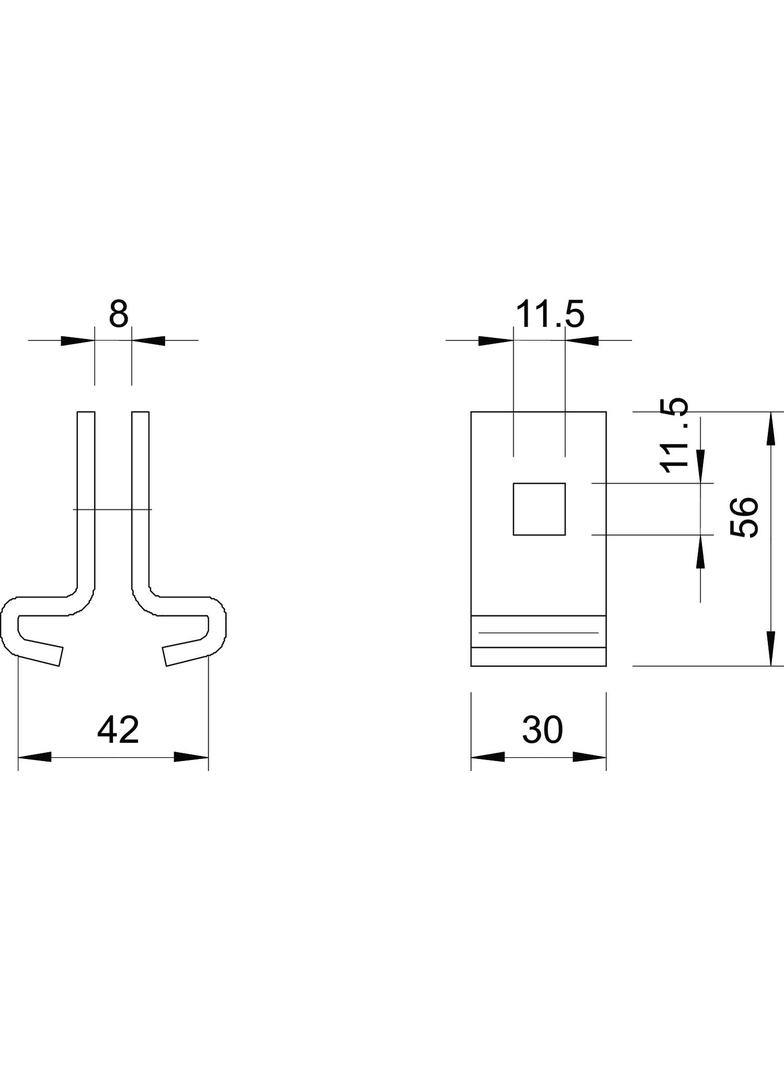 TGK 30/42, UCHWYT BELKOWY TGK 30/42