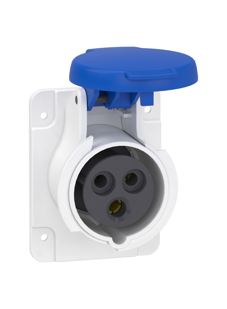 Gniazdo Pratika 16A 2P-E 200-250V IP44 50-60Hz PKY16G423