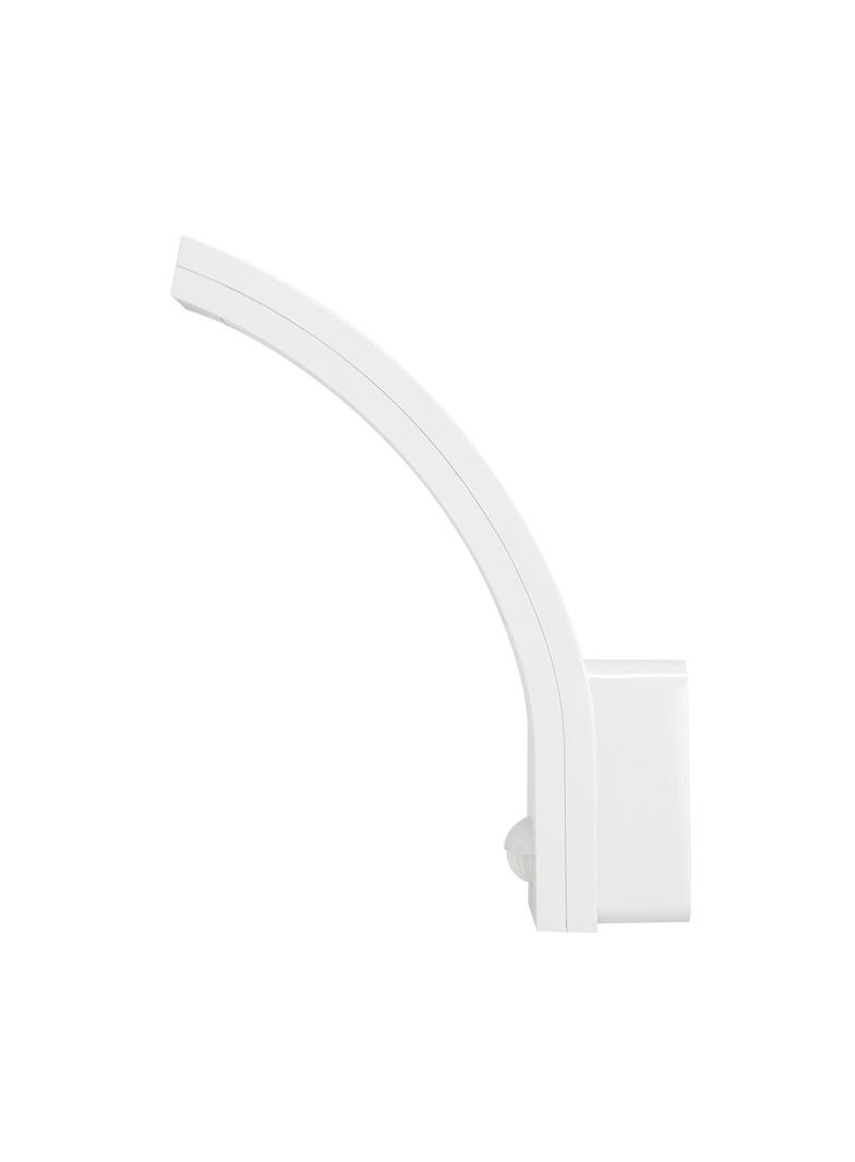 PIRYT LED 10W, oprawa ogrodowa z czujnikiem ruchu 140st, 800lm, IP54, 4000K, biała, AD-OP-6109WLPMR4 ORNO