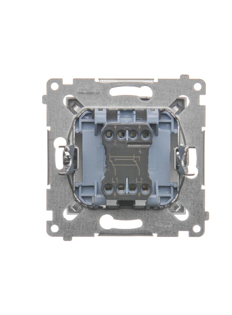 Simon 54 Łącznik krzyżowy 16A 250V zaciski śrubowe srebrny mat DW7A.01/43 KONTAKT