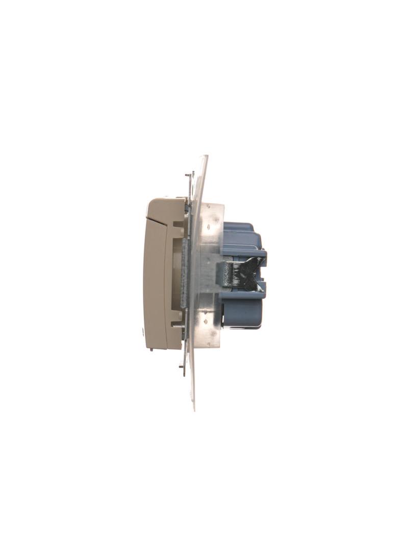 Simon 54 Gniazdo wtyczkowe do wersji IP44 Z USZCZELKĄ 16A 250V zaciski śrubowe kremowy *Uszczelka do ramek S54 PREMIUM DGZ1BZ.01/41 KONTAKT