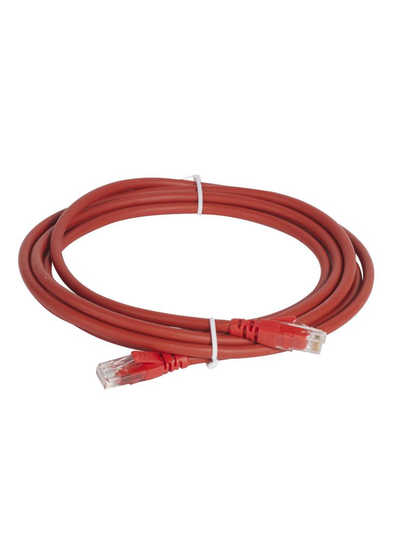 LCS KABEL KROSOWY KAT. 6A U/UTP 3M LS0H CZERWONY, Legrand
