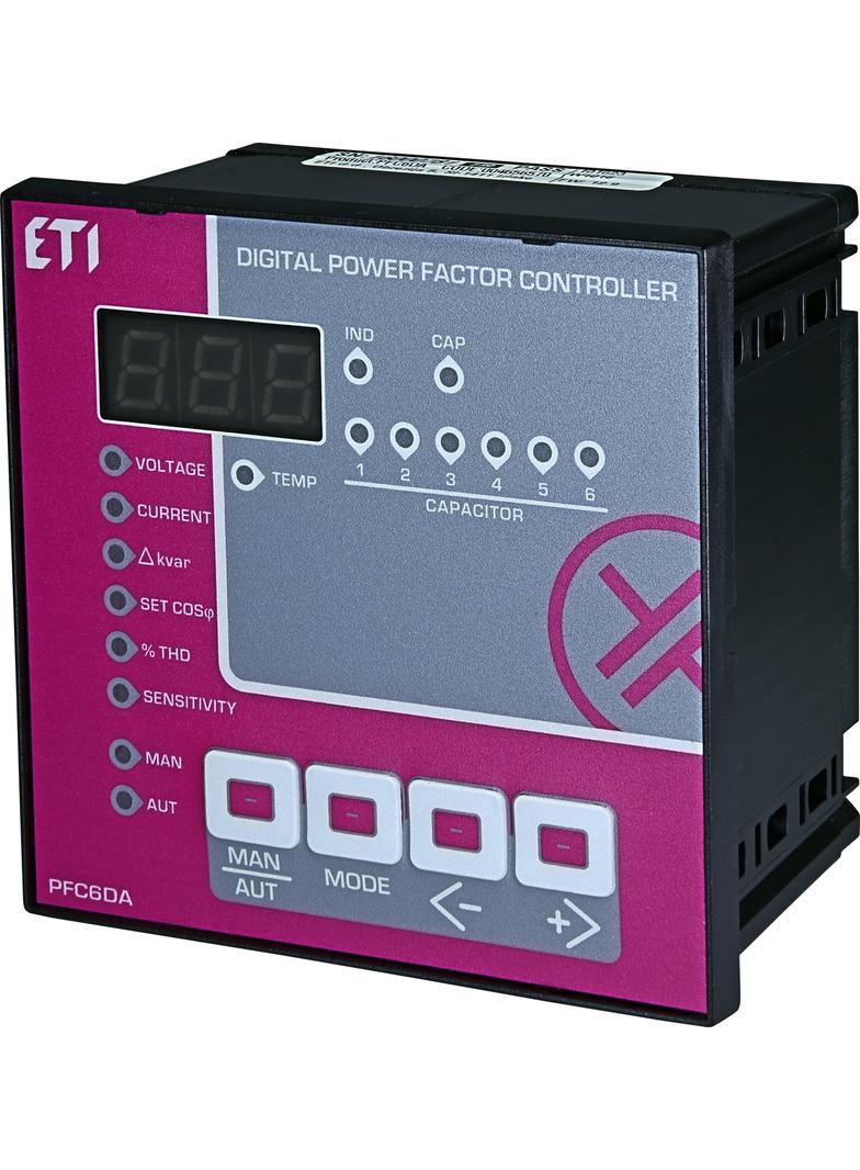 PFC 6 DA Regulator współczynnika mocy 6 stopniowy