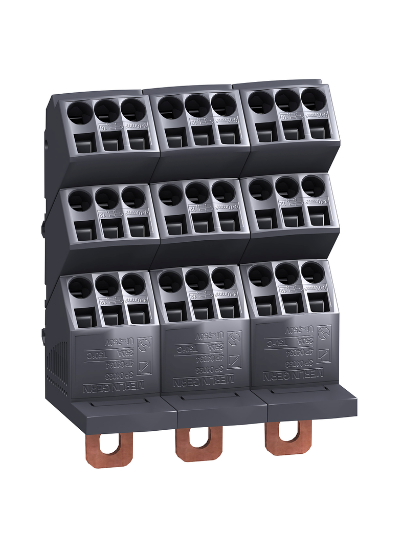 Rozdzielnice PrismaSet, blok rozdzielczy Polybloc 250A 3P