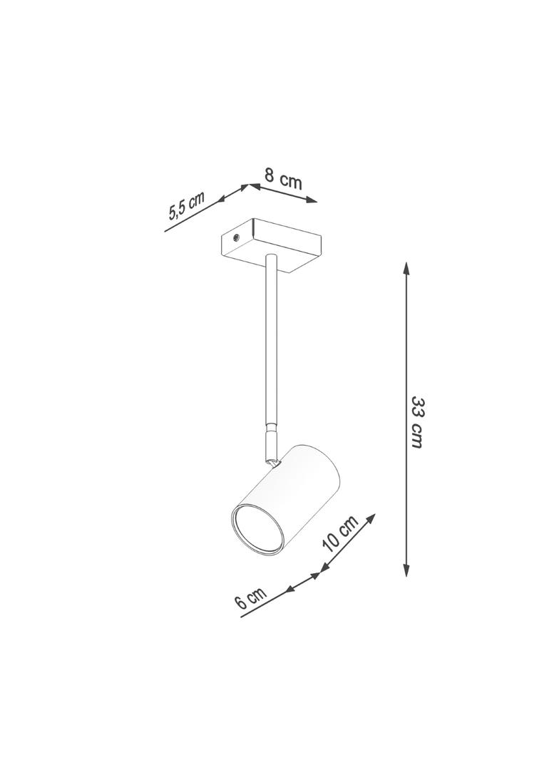 Plafon NORANO czarny