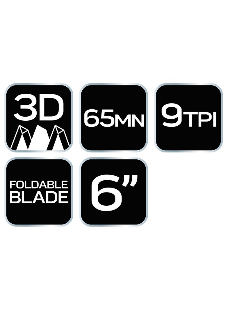 Piła ogrodowa 6", 9 TPI - ostrze chowane