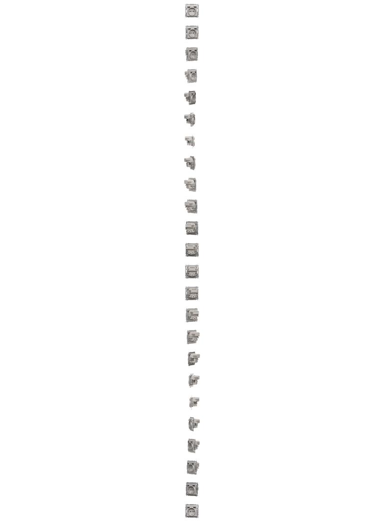 Simon 55 Gniazdo schuko ze zintegrowaną ładowarką 2xUSBA Aluminium mat TGSZ1ZUSB2AA.01/143 KONTAKT