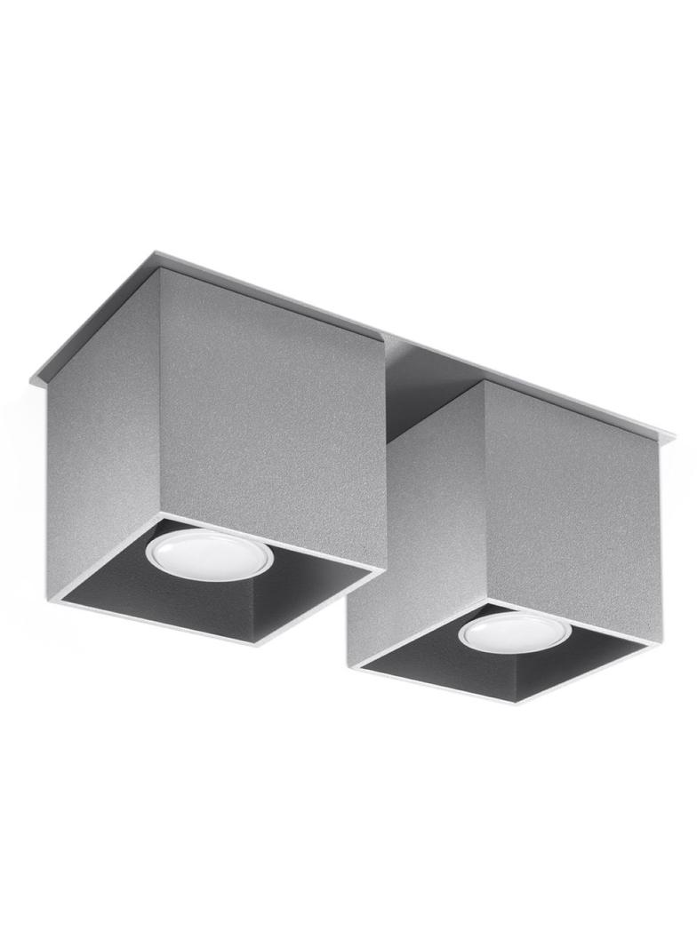 Sollux Plafon QUAD 2 szary SL.0064
