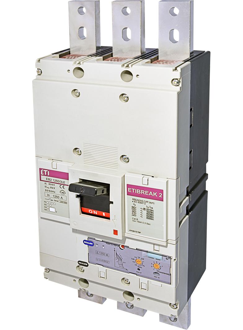 EB2 1250/3LE 1250A 3p - Wyłącznik mocy 3P, 50kA, wyzw. elektroniczny