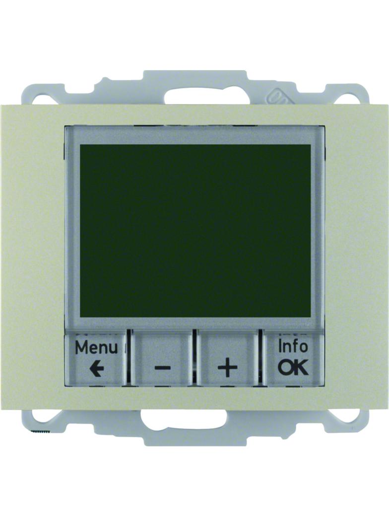 BERKER K.5 Regulator temperatury ze sterowaniem czasowym z stykiem zwiernym i elementem centralnym s