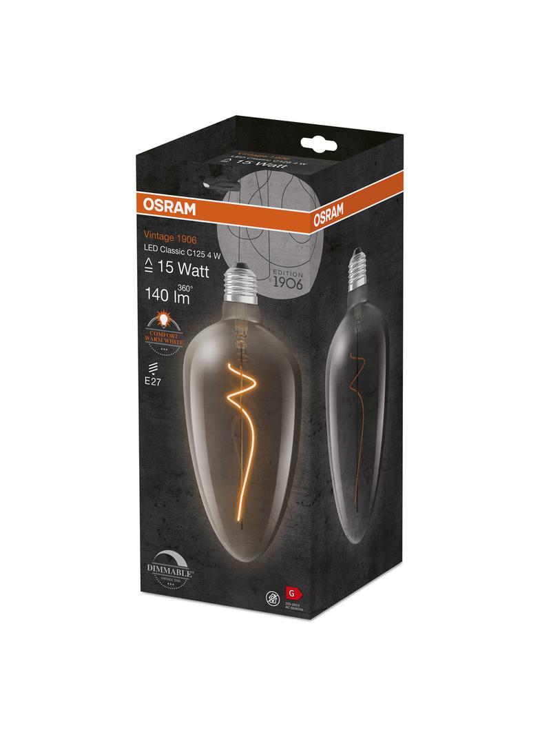 Lampa LED Vintage 1906 LED CL A125 dim 15 4W/818 E27