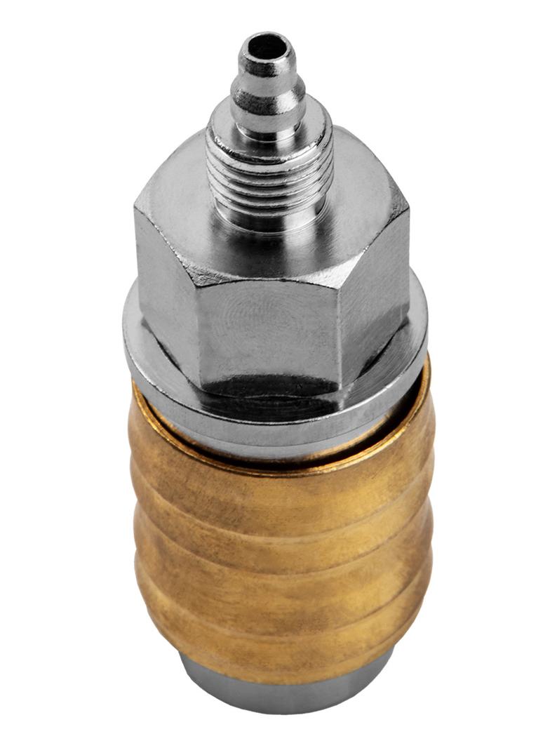 Szybkozłączka do kompresora z wyjściem na wąż 4 x 6 mm