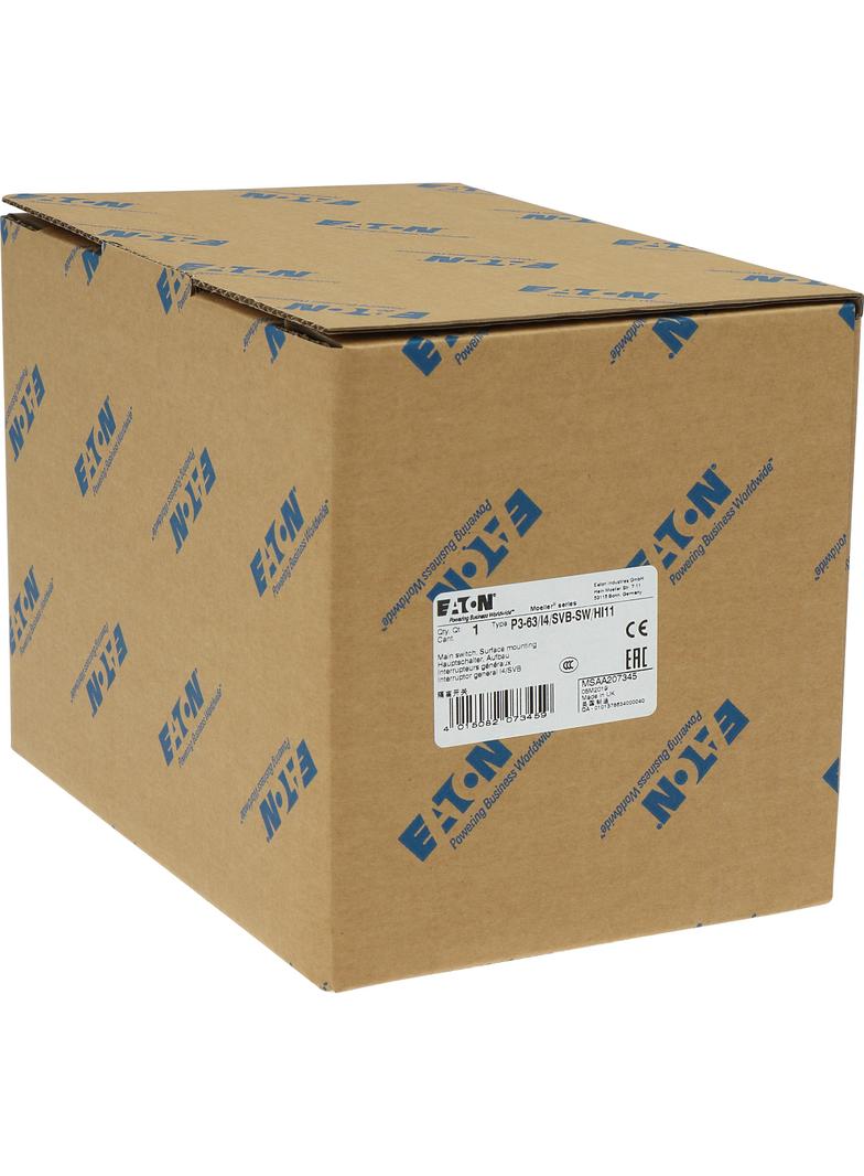 P3-63/I4/SVB-SW/HI11 Rozłącznik On/Off 63A 37kW 207345 EATON