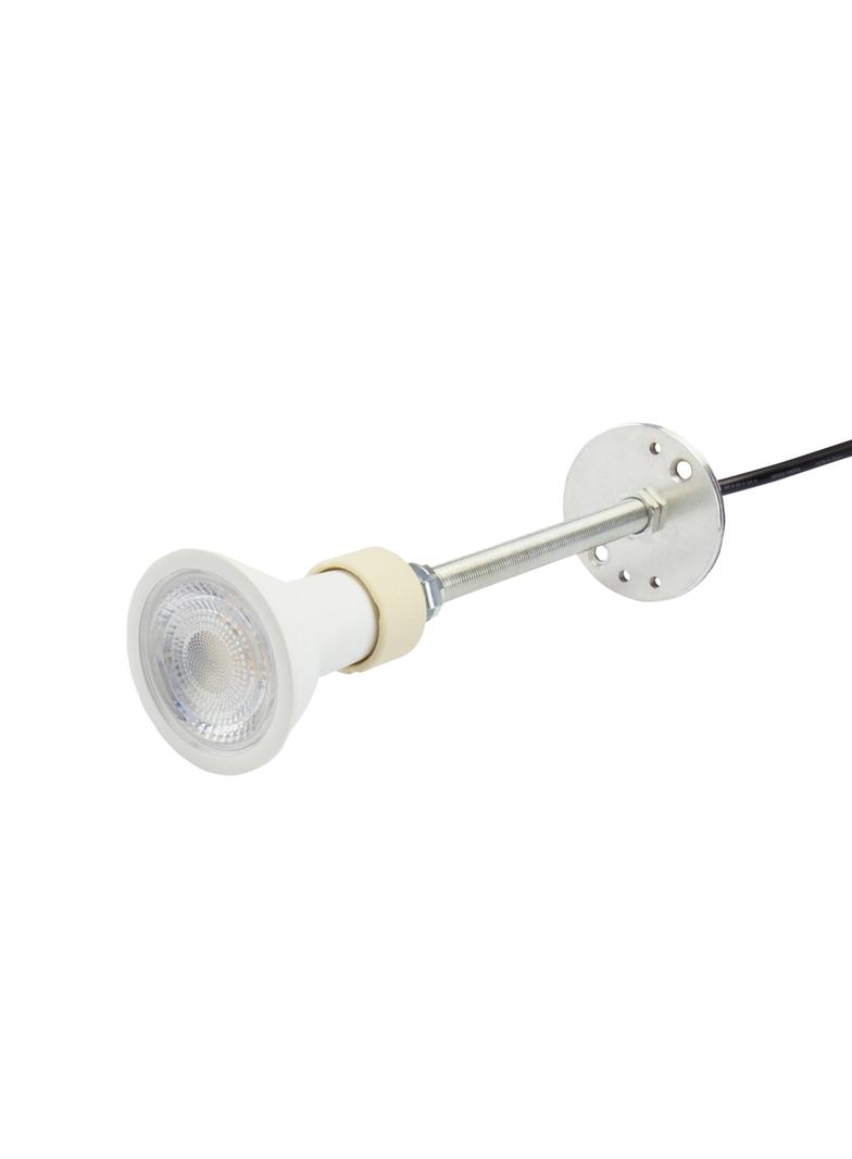 OPRAWA MADARA MINI II GU10 ZWIS NA SZYNOPRZEWÓD 3F 230V IP20 fi55*200mm CZARNY kabel 1m