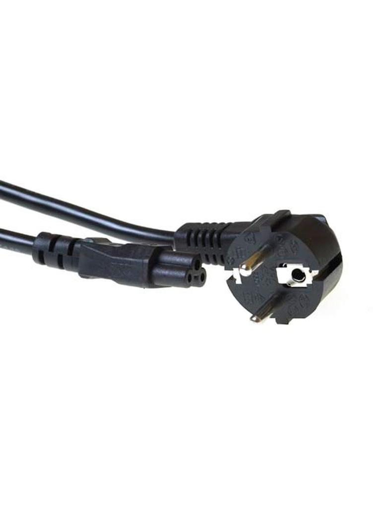 Kabel zasilający CEE7/7 - C5 czarny 3m AK-5024