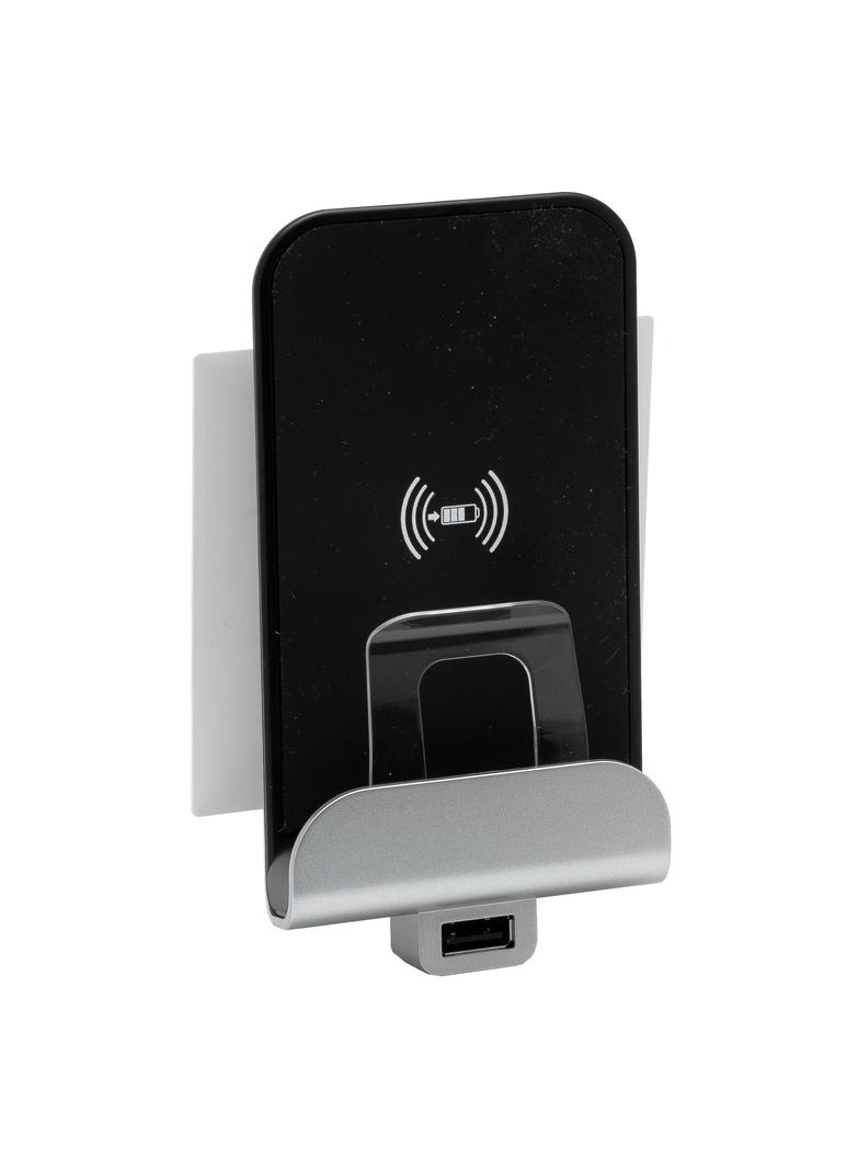 Niloe Step - ładowarka indukcyjna + gniazdo USB typu A, Legrand