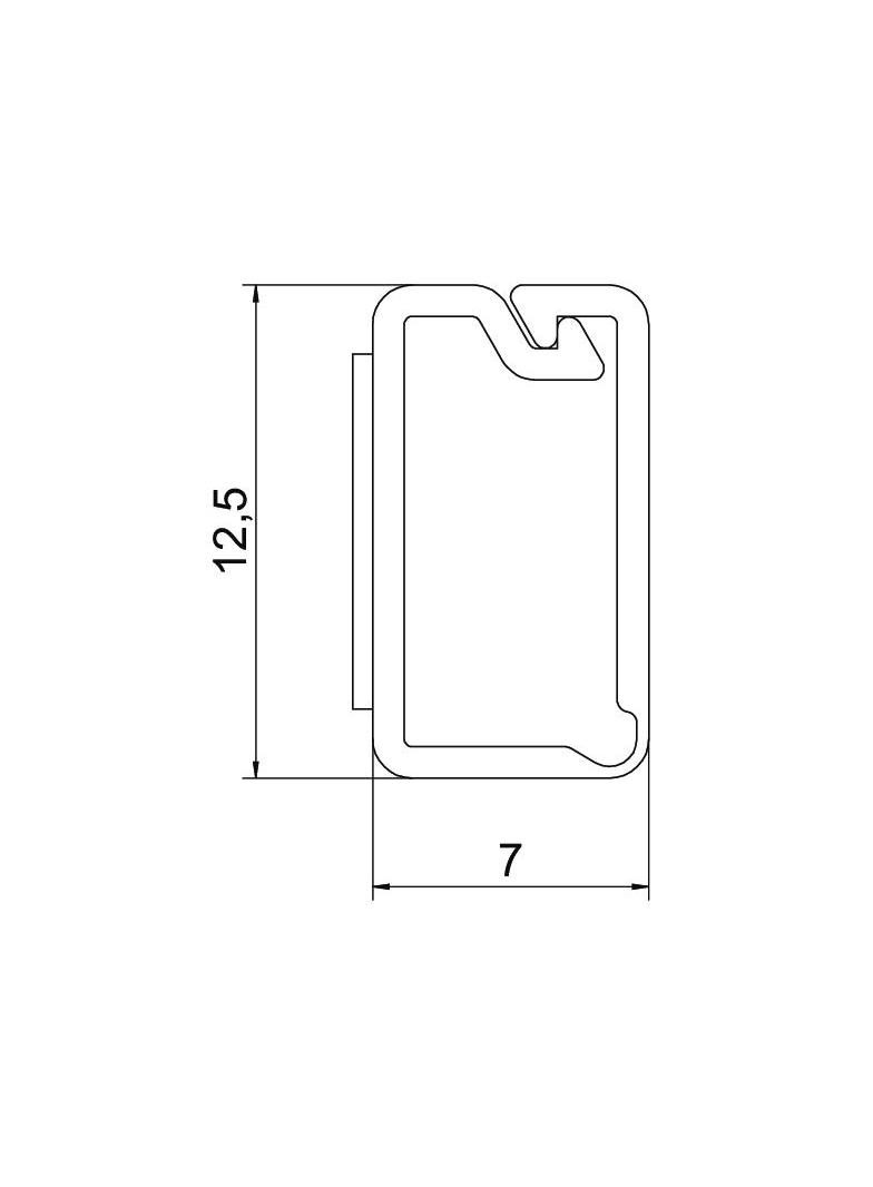 MINIKANAŁ Z POKR.ZAWIAS.7X12,5