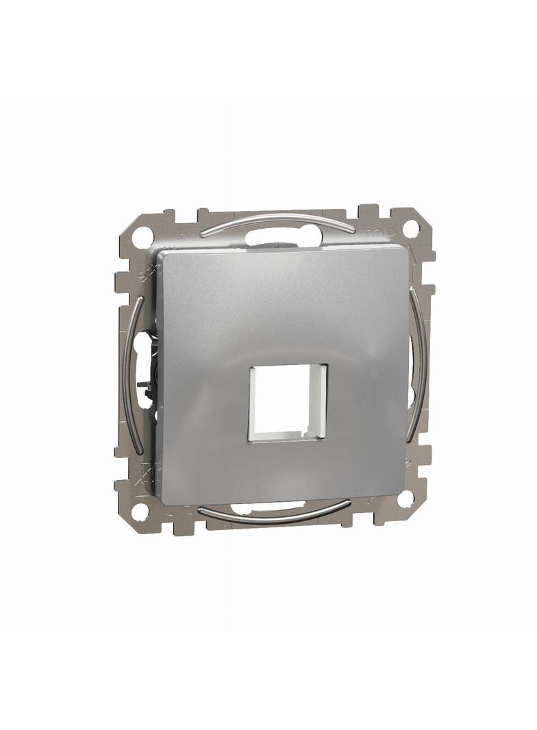 Sedna Design & Elements Płytka centralna keystone srebrne aluminium SDD113421 Schneider