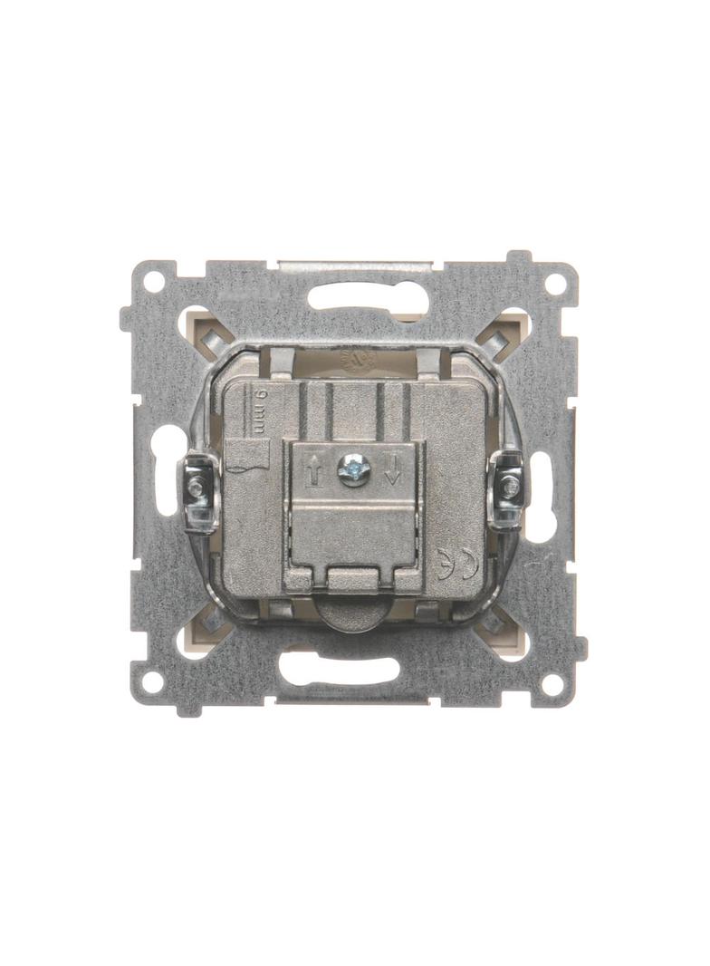 Simon 54 Gniazdo antenowe R-TV-SAT przelotowe kremowy